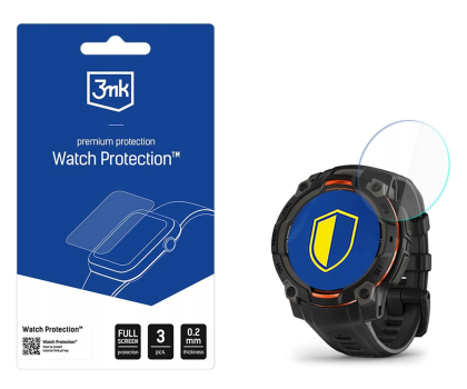 Pasek i akcesoria do zegarków 3mk Watch Protection FlexibleGlass do Garmin Instinct 3 45mm (Am